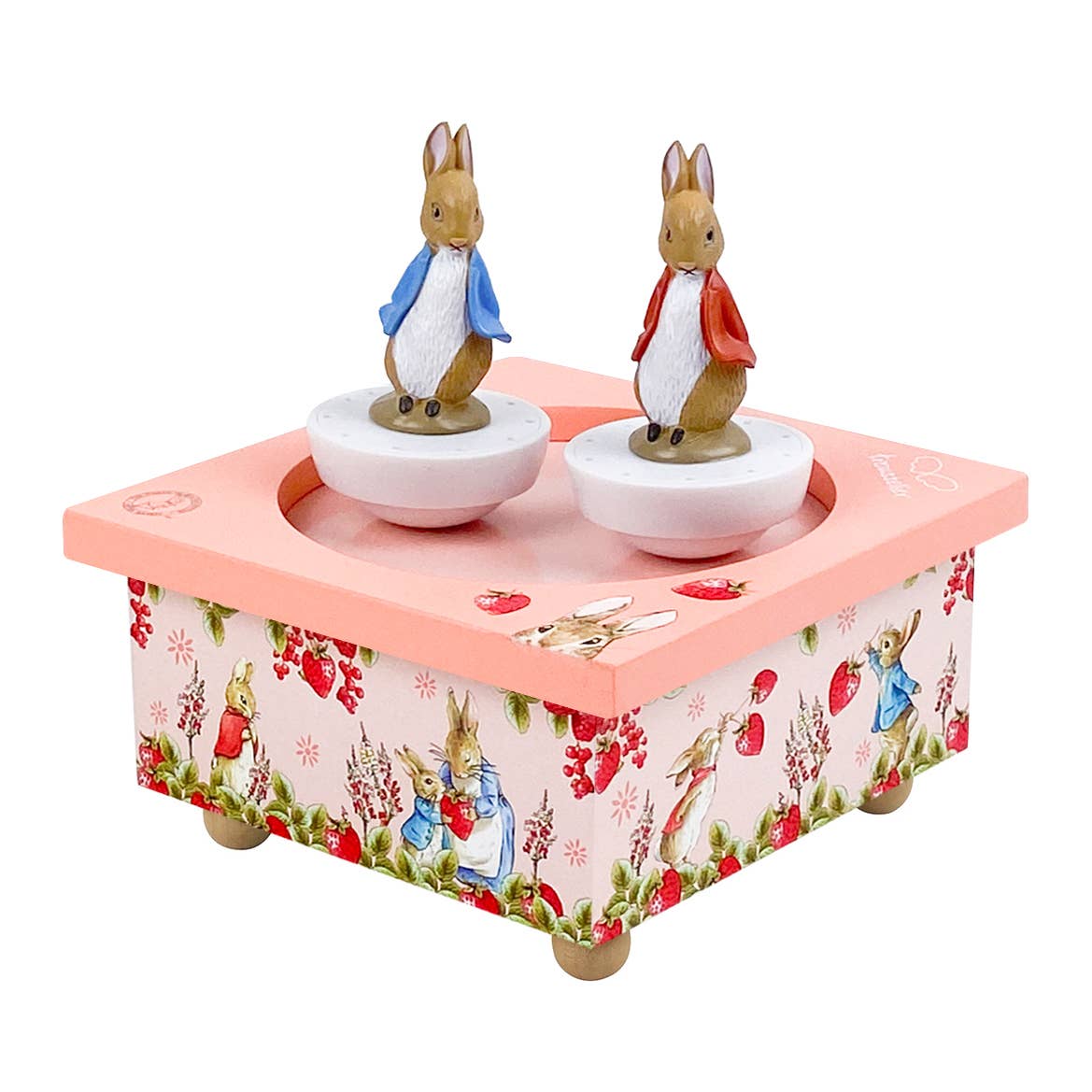 Peter Rabbit© Strawberries Dancing Music Box - New